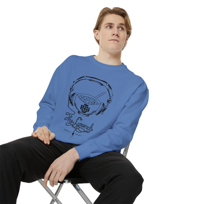 The Crunch Podcast | Retro Design | Unisex Garment-Dyed Sweatshirt